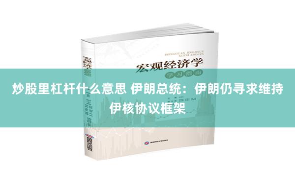 炒股里杠杆什么意思 伊朗总统：伊朗仍寻求维持伊核协议框架