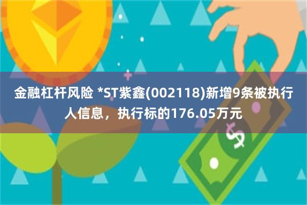 金融杠杆风险 *ST紫鑫(002118)新增9条被执行人信息，执行标的176.05万元